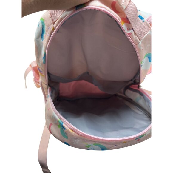 Mommore Unicorn Kids Backpack Pink With Mesh Pockets & Adjustable Straps - Picture 7 of 8
